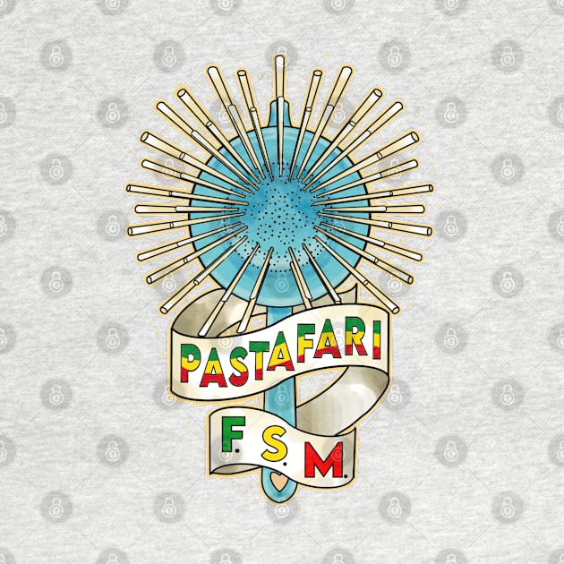 Pastafari fsm flying spaghetti monster by weilertsen